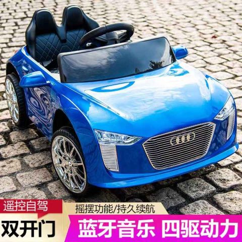 Xe ô tô điện Audi trẻ em ,màu xanh nhập khẩu