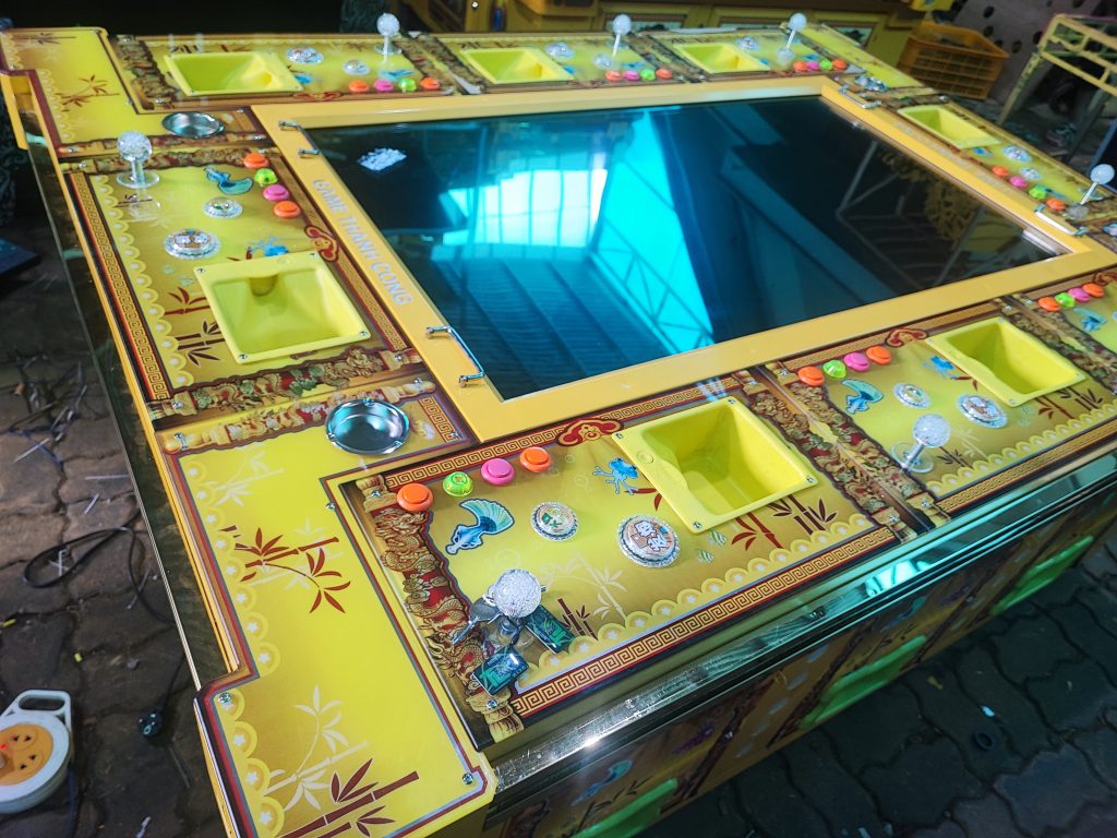 Máy game bắn cá sử dụng xu,sèng chuyên dùng cho khu vui chơi ,trung tâm thương mại 0964459717