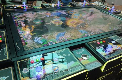 MÁY GAME BẮN CÁ MÀN HÌNH 86 IN - LOẠI 10 NGƯỜI CHƠI